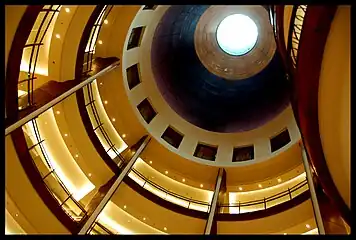 View of the Atrium in front of Robinson