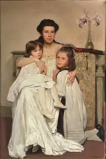 William Sergeant Kendall, The Artist’s Wife and Daughters (1906)