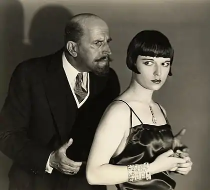 Brooks and Gustav von Seyffertitz in The Canary Murder Case (1929)