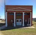 The First National Bank, established 1915, is one of two historic buildings left on East Main Street.