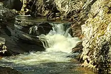 The River Calder in Newtonmore