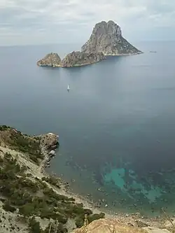 The beach below Cap Blanc