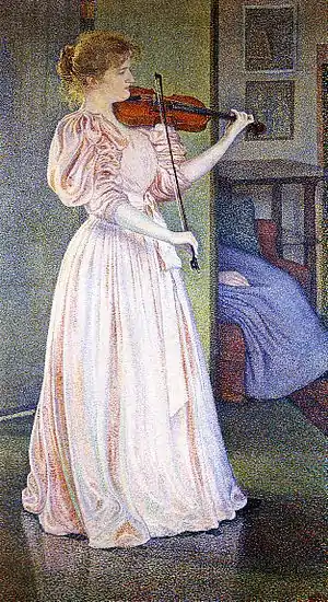 Portrait of Irma Sèthe by Theo Van Rysselberghe