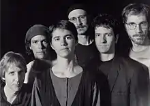 Thinking Plague in 1998; left to right: Dave Kerman, Dave Willey, Deborah Perry, Mark Harris, Shane Hotle, Mike Johnson