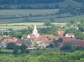 A general view of Thoisy-le-Désert