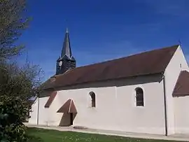 The church in Thurey