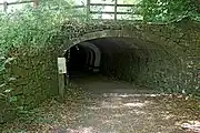 Eastern mouth of the Calke Abbey Tunnel