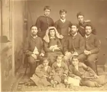 Tigranian family. Second row, second from the right is Nikoghayos.