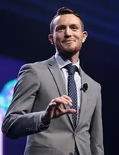 Baxter speaking at the Young Americans For Liberty (YAL) national convention in Orlando, Florida