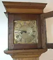 Clock face c. 1730 clockmaker Tim Mason of Gainsborough