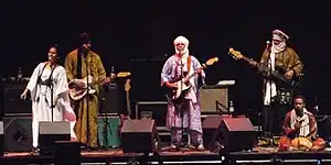 Tinariwen performing in Nuremberg, 2010