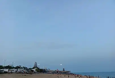 Temple view from Beach