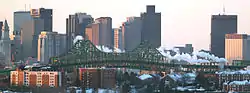 The Tobin Bridge, linking Chelsea and Boston