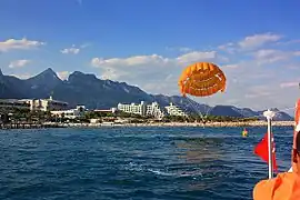 A view of Göynük from the sea.