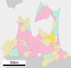 Location of Tōhoku