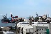 Chemical plant in Shūnan seen from the Sanyō Shinkansen