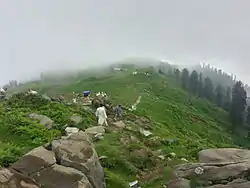 View of Toli Pir top