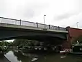 Oxford Canal, Banbury. Bridge 164 carrying Compton Road over canal