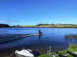 Jetski on Tomarata Lake