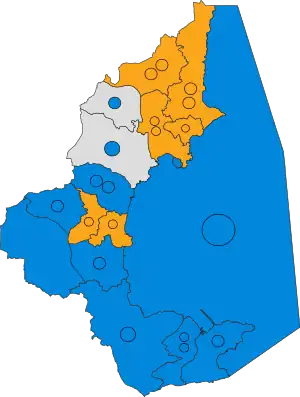 2023 results map