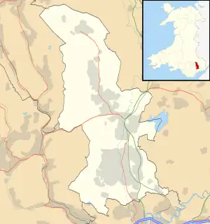 Blaenavon is in the north of the district of Torfaen, in south east Wales