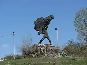 The statue of Tork Angegh in Nor Nork