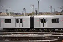 Exterior view of the gangway, seen at Wilson Yard