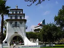 Tower of Agua Caliente replica.