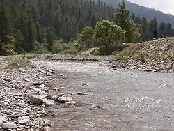 River Chisone in Pragelato.