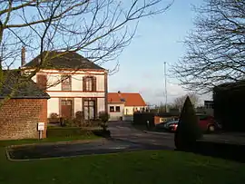 The town hall in Canehan