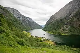 Overview of Bakka and Nærøyfjord