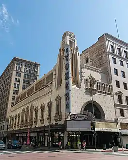 Tower Theatre at #802, SE corner 8th/Broadway