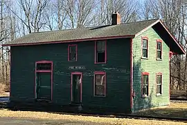 Former station on the Morris and Essex Railroad