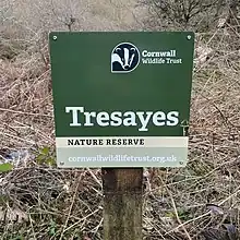 Tresayes Quarry Sign- geograph.org.uk - 3758281