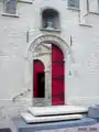 The entrance to the courtyard from Leuvensestraat