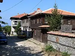 Traditional wooden houses in Vasiliko