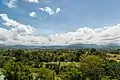 The mountain range as seen from Ling San Pagoda in Tuaran District.