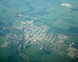 Aerial view of Famaillá