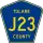 County Road J23 marker