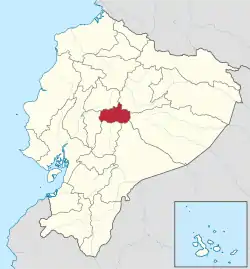 Tungurahua Province in Ecuador