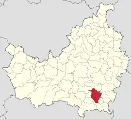 Location in Cluj County