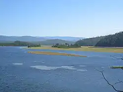 The river Turka at its mouth before joining Lake Baikal