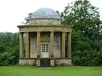 The Tuscan Temple at the southern end of Rievaulx Terrace