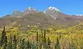 Left to right: Goat Rock, West Twin, East Twin