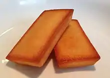 Two rectangular financiers