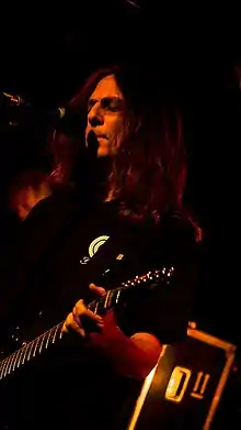 Tabor performing with King's X in 2009