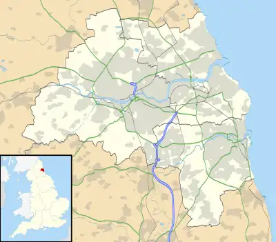 Royal Victoria Infirmary is located in Tyne and Wear