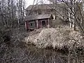 A shack by the Tyrnävä River (Tyrnävänjoki) in Tyrnävä, Finland.