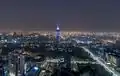 UAP Old Mutual Tower in the Nairobi night skyline