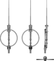 Direction Finder Antenna Loop (Late war design) - Used to detect a bearing from the radio signals of Allied surface ships.